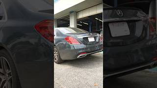 Mercedes S560 Muffler Delete Exhaust Sound
