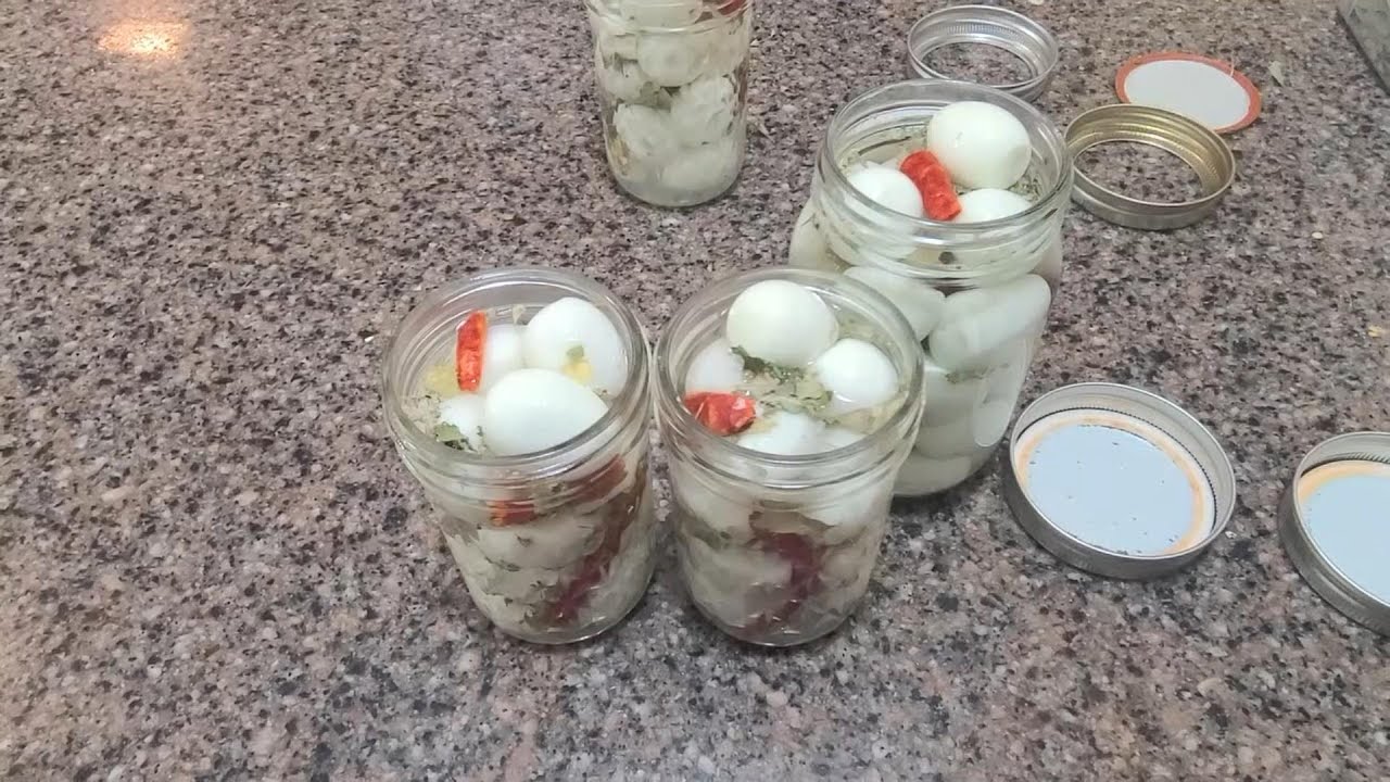 Huevos de codorniz en vinagre