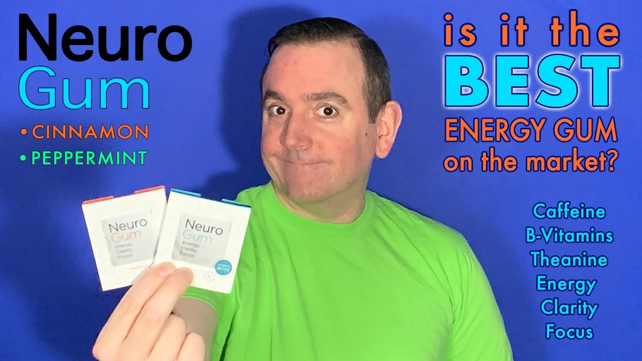 Neuro Gum Energy Gum Product Review. Nootropic Gum for energy and focus