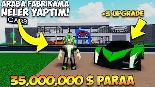 35,000,000 Para İle Fabri̇kami Geni̇şletti̇m Vehicle Ty Roblox Türkçe