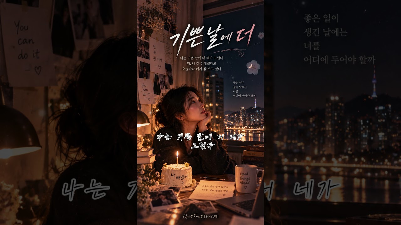 기쁜 날에 더 · I Miss You More on Happy Days | 나보다 먼저 기뻐할 사람이 오늘따라 보고 싶다 | Emotional Korean Ballad #감성발라드