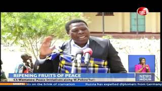 CS Wamalwa says govt remains committed to implement peace programs along West Pokot-Turkana border