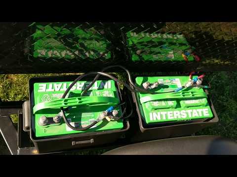 How to HookUP Double or Dual Battery Interstate DEEP Cycle TO Camper RV in Parallel 12 VOLT Setup