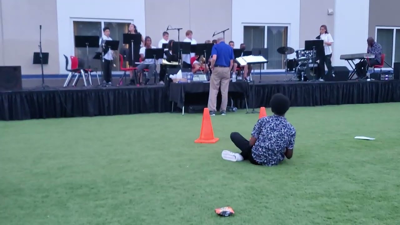 8th grade jazz band. Waterset Charter