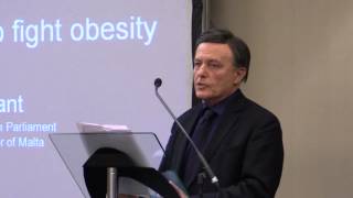 Alfred Sant keynoteat ECIPE Seminar: Tackling Obesity in Europe - How to Fight an Emerging Crisis?