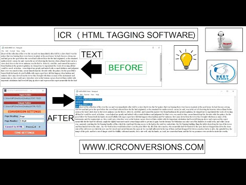 ICR Html Tagging Software | Image  to Html tagging Software For BPO Projects| Html Tagging Software|