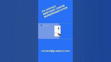 Fix Google Merchant Center Misrepresentation  #fixgooglemerchantcentersuspension#gmc