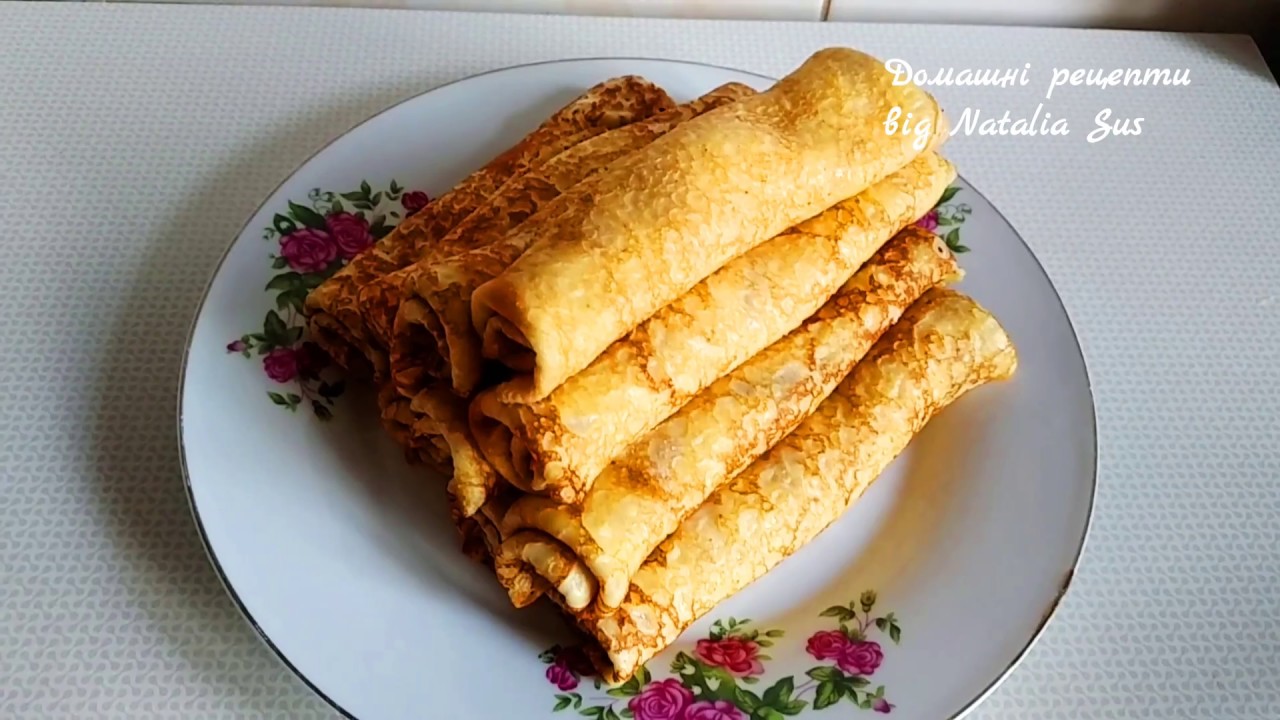 Налисники на молоці Рецепт Вкусных Налистников с Творогом Crepes With ...