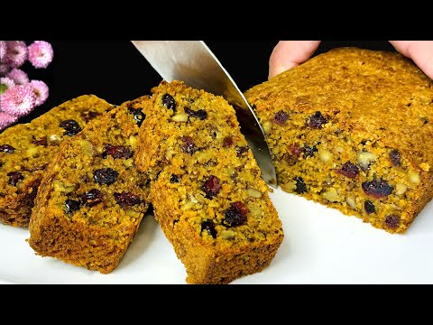 1 cup oatmeal and 1 carrot! No white sugar and no flour! Oatmeal carrot cake in 5 minutes