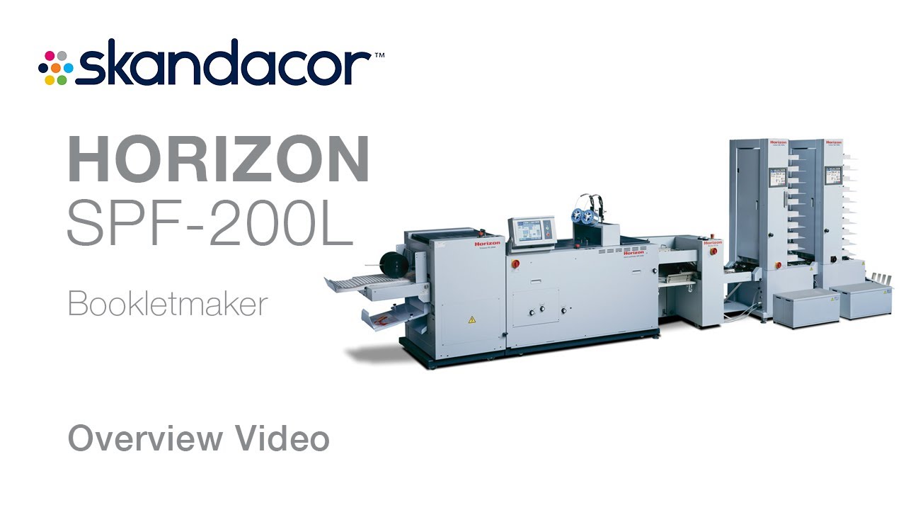 Standard Horizon SPF-200L Landscape BookletMaker | Skandacor