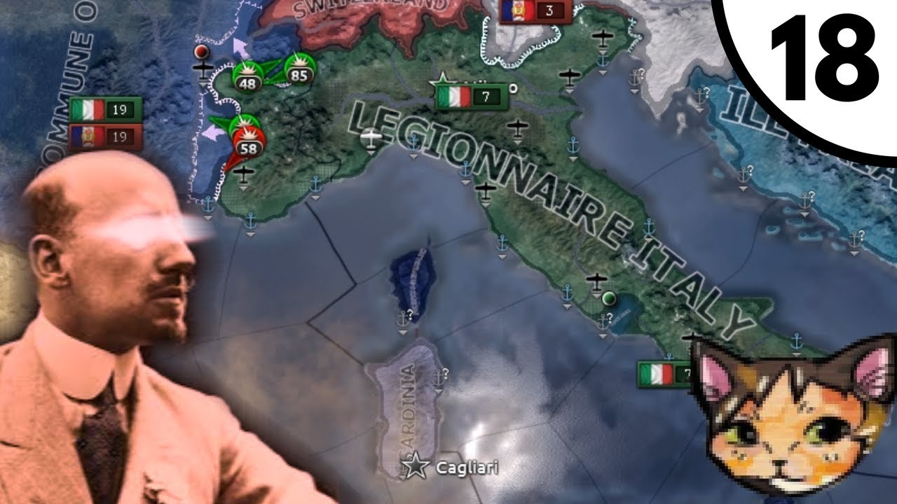 Recoquest Of Nizza And Savoy [Hoi4 Kaiserreich Garibaldi's Nightmare Legionnaire Italy] Ep. 18