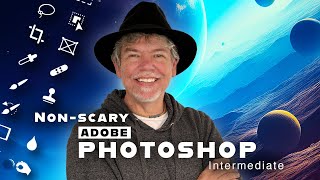 Preview of New Non-Scary Intermediate Adobe Photoshop Course Coming Soon to Skillshare