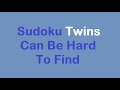 Sudoku Primer 329 - Finding Subtle Twins Can Be Hard