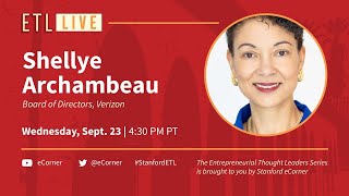 ETL Speaker Series: Shellye Archambeau, Verizon