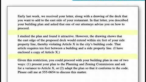 The Key Forms of Business Writing  Basic Letter