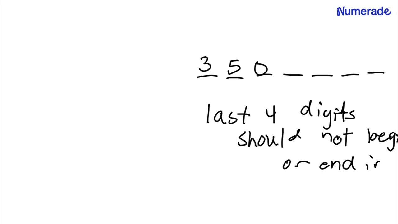 In certain city in the Philippines, all seven-digit telephone numbers begin with 350. How many tele…