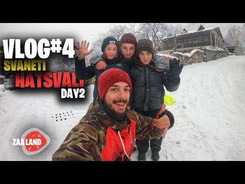 VLOG#46 SKIING HATSVALI SKI RESORT SVANETI DAY 2 - ვლოგი სვანეთიდან  სრიალი ჰაწვალზე მესტია  დღე 2