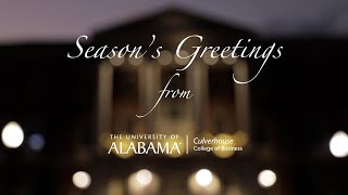 Season's Greeting from the Culverhouse College of Business