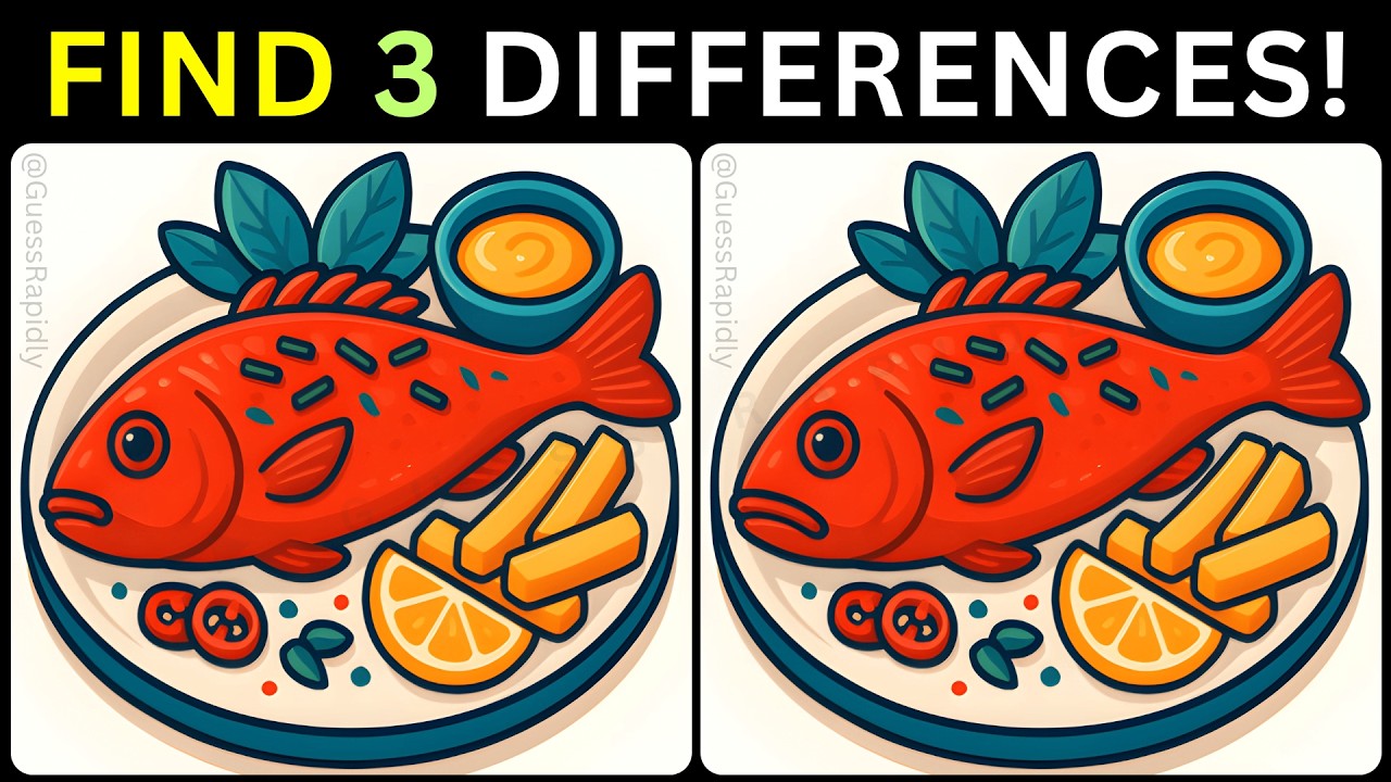 🕶️Три хитрых отличия бросят вызов вашему уму🔔【#395 Игра-головоломка «Найди 3 отличия»】