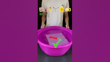 TRY TO GUESS HOW MANY TISSUE PAPER IT TOOKS! What will happend next ? #experiment #satisfying #asmr