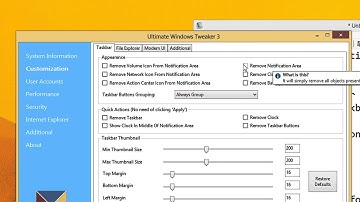 Remove OR Show Notification Area Windows 8 and 8 1   A Step by Step Tutorial