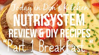 Nutrisystem Review & DIY Recipes 'Breakfast'