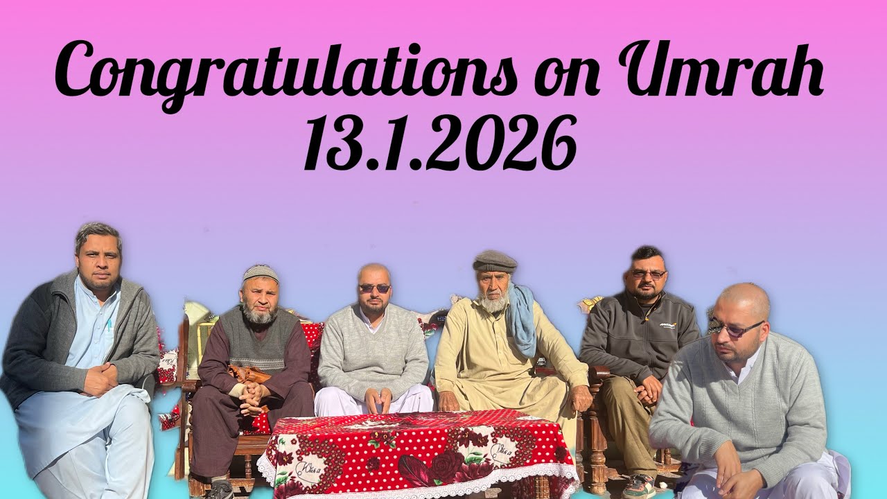 Happy Umrah to Umar Aslam son of late Mir Aslam and the entire family ...