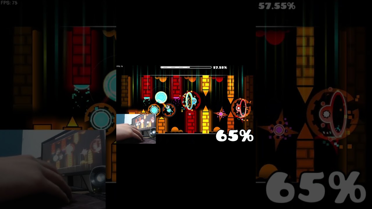 Daily Cataclysm progress #19 #extremedemon #geometrydash #gd #geometrydashplayer #gaming #games