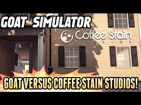 Goat Simulator - Goat Versus Coffee Stain Studios! - YouTube