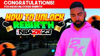 HOW TO UNLOCK REBIRTH IN NBA 2K23! HOW TO FIND RONNIE 2K (EVERY LOCATION)
