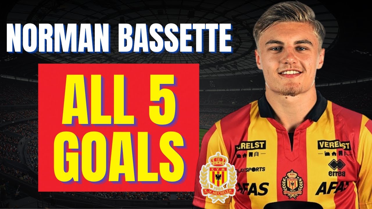 Norman Bassette - ALL 5 GOALS FOR KV MECHELEN | Skills & Highlights