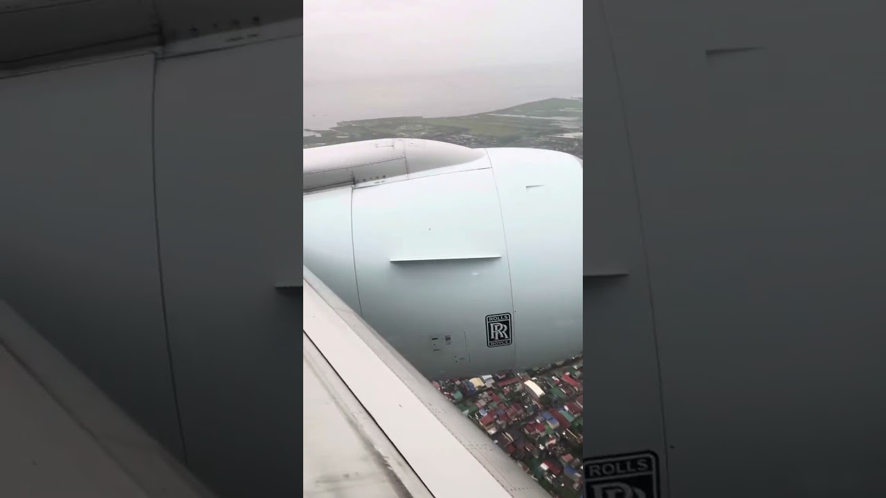 Bad weather landing to (PHILIPPINE) NAIA IIl
