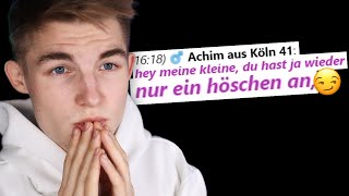 Ich gebe mich als 14 jähriges Mädchen in einem deutschen Chatroom aus und das passiert