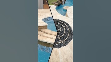 Freeform Pool with Rock Fountain, Spa Spillover & Custom Tilework