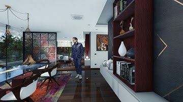 LUMION 9 + SketchUp  Interior Render- Animation 3D - Rendering - Interior Design - Virtual 3D