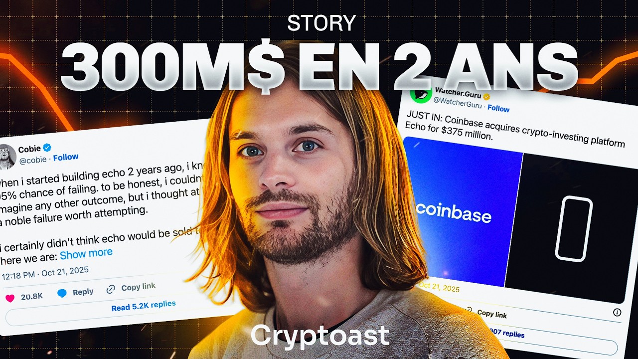 Il créé et revend sa société crypto en 2 ans et touche le jackpot