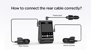 How to connect the A229 Pro/Plus rear cable correctly? #viofo #dashcam
