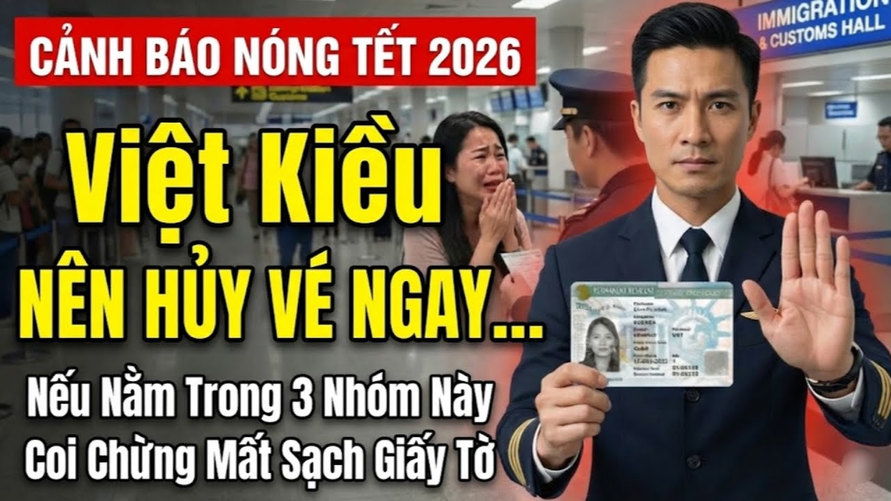CẢNH BÁO ĐỎ TẾT 2026: Việt Kiều Đừng Về Nếu Chưa Biết 3 "Bẫy" Này, Kẻo Bị TỊCH THU THẺ XANH Oan