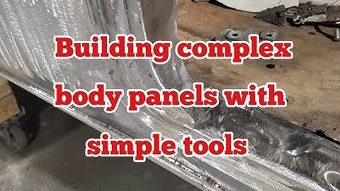Building complex body panels with simple tools