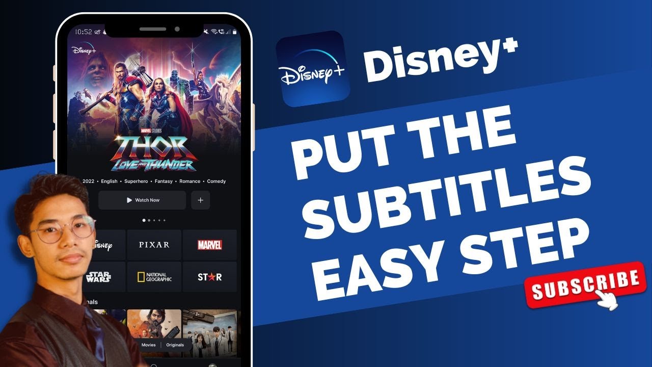 How to Put Subtitles on Disney Plus Disney+ YouTube