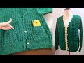 How to knit sweater for beginners step by step  knit easy sweater with written instructions