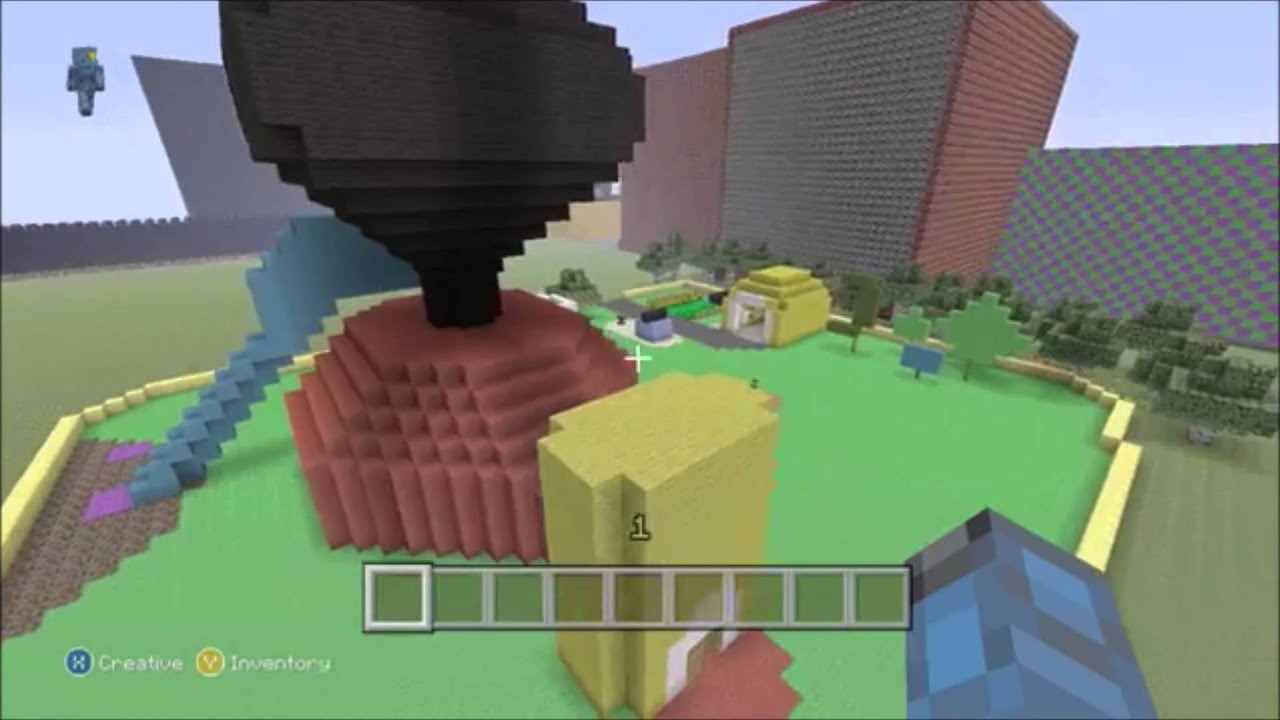 mickey mouse clubhouse on minecraft