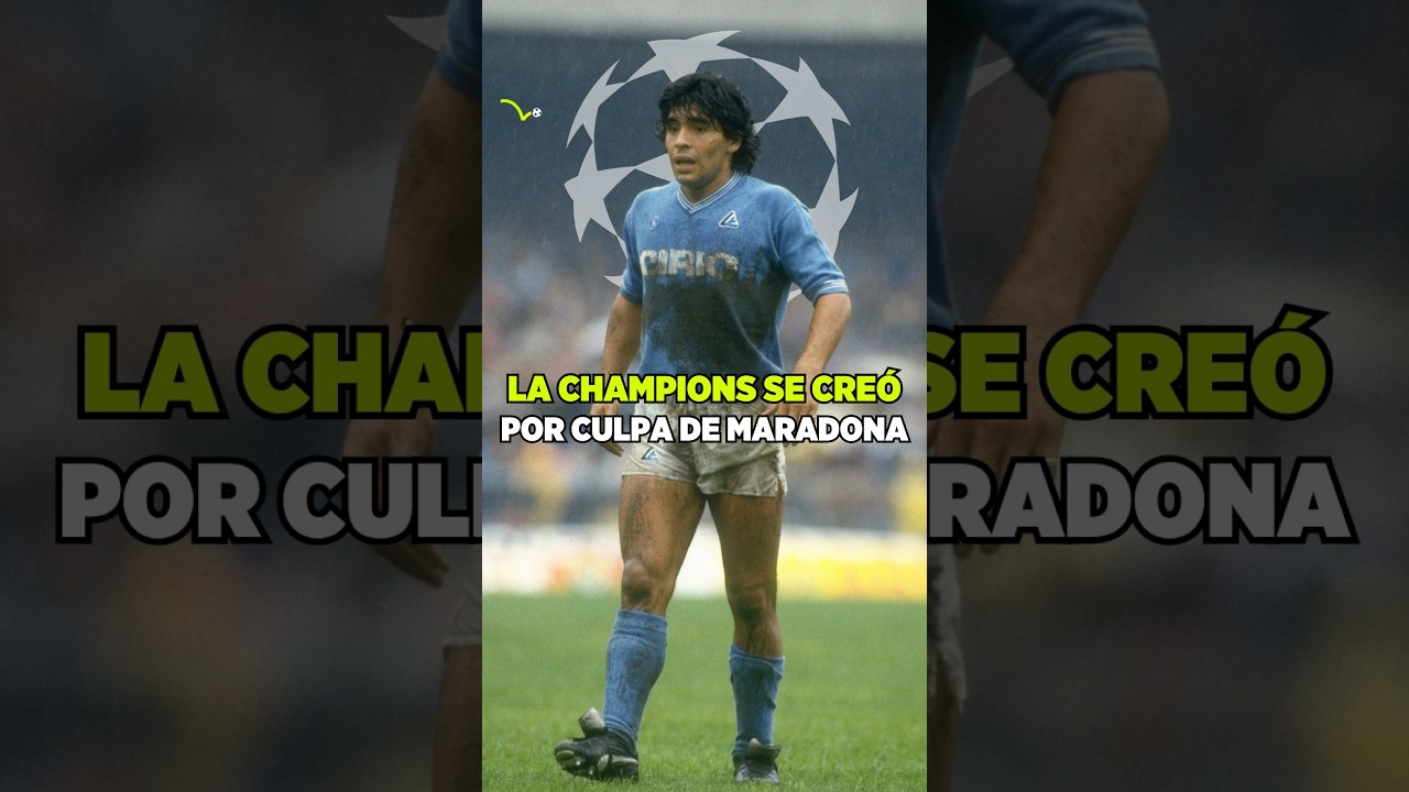 🏆 EL PARTIDO QUE PROVOC&Oacute; EL NACIMIENTO DE LA CHAMPIONS LEAGUE 😳&iexcl;CULPA DE MARADONA! #futbol #historia
