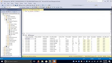 SQL: Exec sp_columns