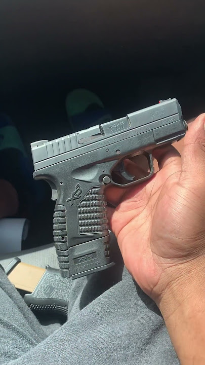 XD s9 for EDC ? Definitely feels more ergonomic than most handguns.. thoughts ? #pistol #xd #edc 🌪️