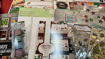 🎄 Onthulling Holiday DeStash Box #1 – Crafting Bonanza (11.7.25)! 🎄