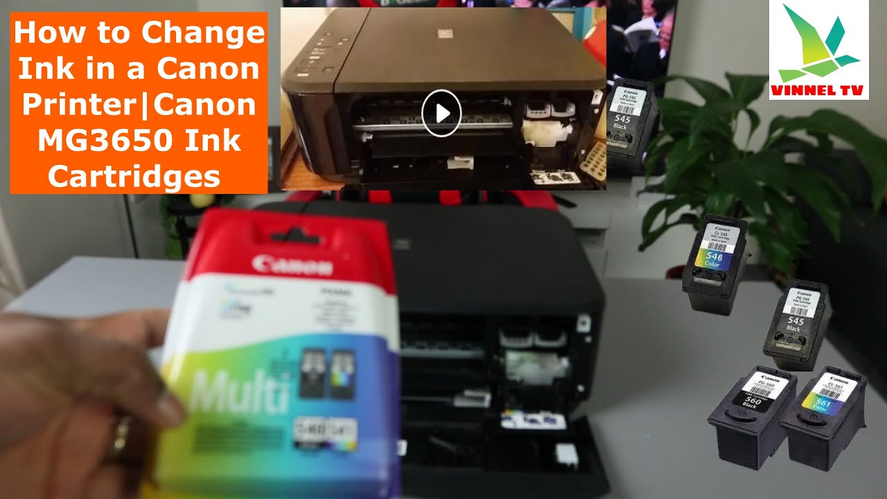 Tuto : Comment remplacer mes cartouches sur la CANON MG3650