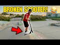 Wir fahren einen komplett KAPUTTEN Scooter🤯!