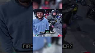 His Bike Is Burning 🏍️🔥