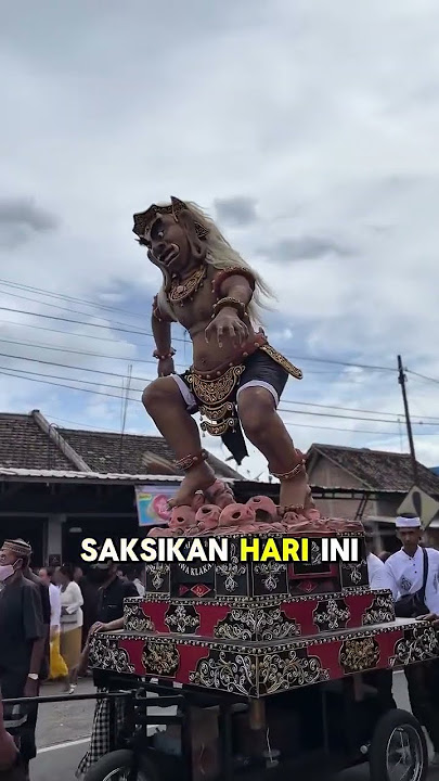 Ribuan Umat Hindu Banyuwangi Gelar Pawai Ogoh-Ogoh Sambut Nyepi! Di RTH Karetan, Purwoharjo🎊